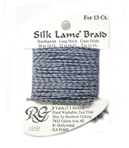 Rainbow Gallery Silk Lame Braid 13 - 181 Hydrangea