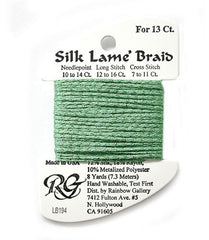 Rainbow Gallery Silk Lame Braid 13 - 194 Greenbriar