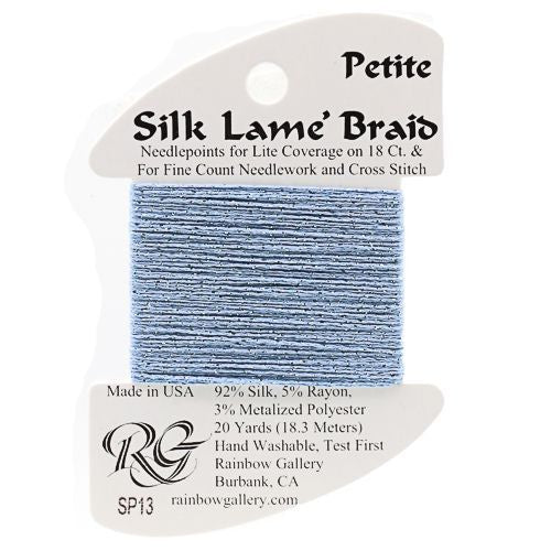 Rainbow Gallery Silk Lame Braid Petite - 013 Sky Blue