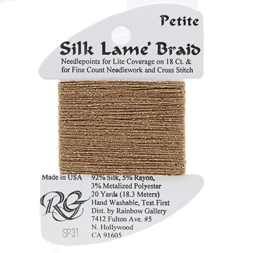 Rainbow Gallery Silk Lame Braid Petite - 031 Copper