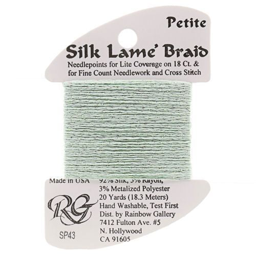 Rainbow Gallery Silk Lame Braid Petite - 043 Light Mint