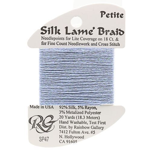 Rainbow Gallery Silk Lame Braid Petite - 047 Lavender Blue