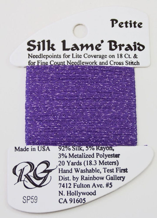 Rainbow Gallery Silk Lame Braid Petite - 059 Lilac