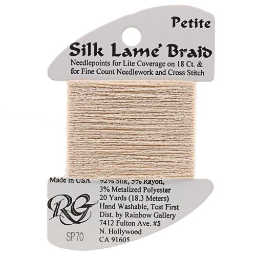 Rainbow Gallery Silk Lame Braid Petite - 070 Light Peach