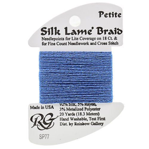 Rainbow Gallery Silk Lame Braid Petite - 077 Royal Blue