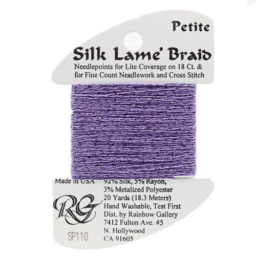 Rainbow Gallery Silk Lame Braid Petite - 110 Dark Violet