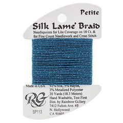 Rainbow Gallery Silk Lame Braid Petite - 113 Dark Lagoon