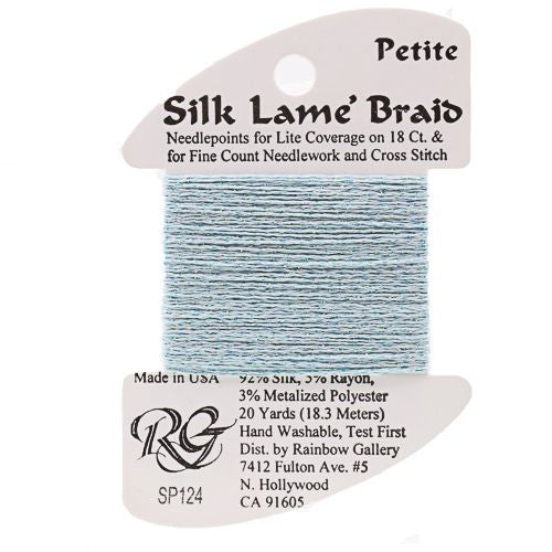 Rainbow Gallery Silk Lame Braid Petite - 124 Blue Glow