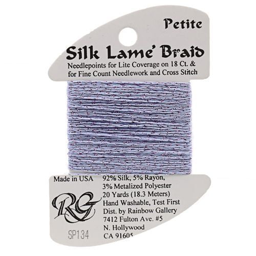 Rainbow Gallery Silk Lame Braid Petite - 134 Misty Lilac