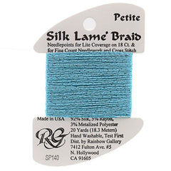 Rainbow Gallery Silk Lame Braid Petite - 140 Jam Sea