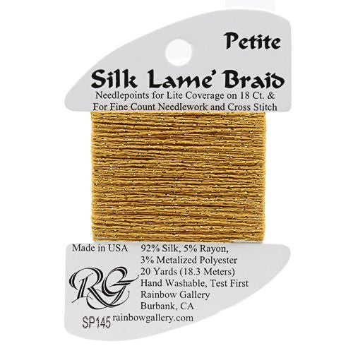 Rainbow Gallery Silk Lame Braid Petite - 145 Fool's Gold