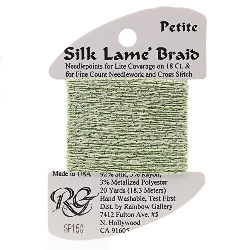 Rainbow Gallery Silk Lame Braid Petite - 150 Daiquiri Green