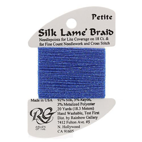 Rainbow Gallery Silk Lame Braid Petite - 152 Hawaiian Blue