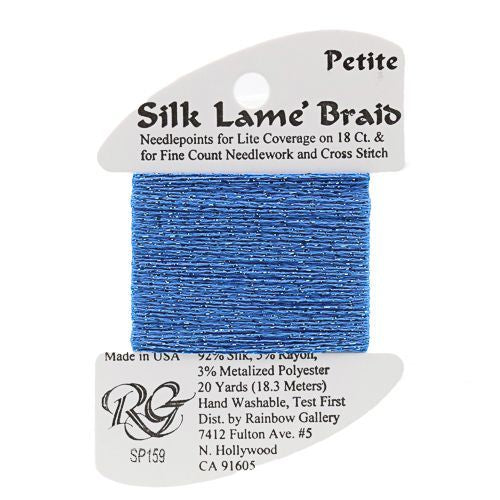 Rainbow Gallery Silk Lame Braid Petite - 159 Imperial Blue