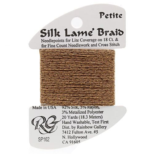 Rainbow Gallery Silk Lame Braid Petite - 162 Hazel