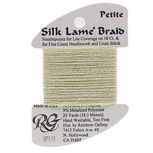 Rainbow Gallery Silk Lame Braid Petite - 171 Mellow Yellow