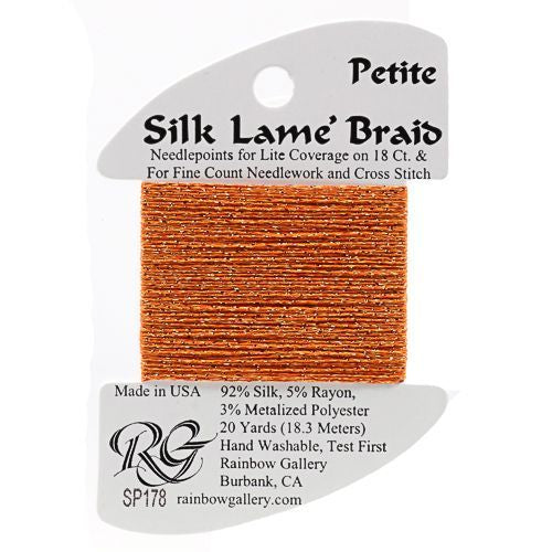 Rainbow Gallery Silk Lame Braid Petite - 178 Persimmon