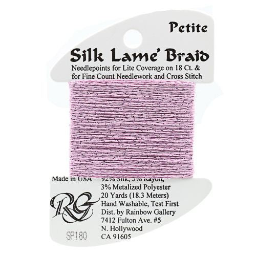 Rainbow Gallery Silk Lame Braid Petite - 180 Lilac Chiffon