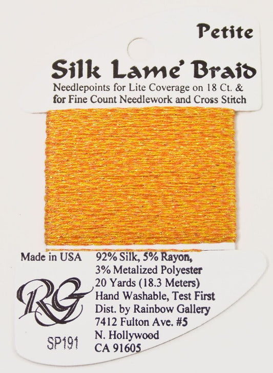 Rainbow Gallery Silk Lame Braid Petite - 191 Goldenrod