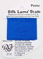 Rainbow Gallery Silk Lame Braid Petite - 192 Bluebird