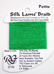 Rainbow Gallery Silk Lame Braid Petite - 194 Greenbriar