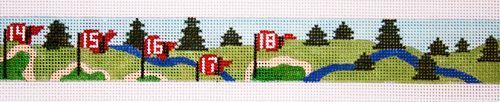 The Meredith Collection The Nineteenth Hole Short Version Needlepoint Canvas