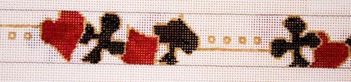 The Meredith Collection Card Suits Belt Needlepoint Canvas
