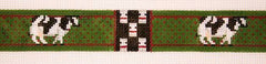 The Meredith Collection Cows with Milk Bottles Belt Needlepoint Canvas