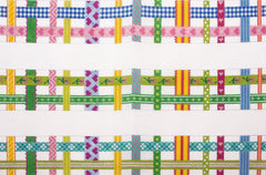 Kate Dickerson Needlepoint Collections Woven Ribbons Luggage Straps Needlepoint Canvas