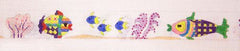 The Meredith Collection Crazy Fish Belt Needlepoint Canvas