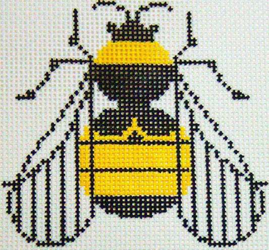 Charley Harper Bee Ornament Needlepoint Canvas