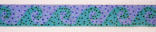 The Meredith Collection Blue Turquoise Belt Needlepoint Canvas