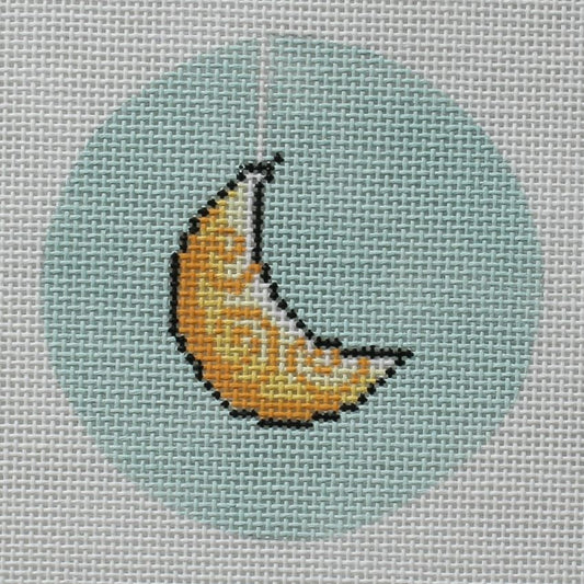 Pippin Studio Air Round Moon Needlepoint Canvas
