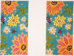 The Meredith Collection Bumblebees Eyeglass Case Needlepoint Canvas