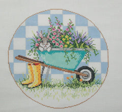 Sandra Gilmore Wellies Needlepoint Canvas