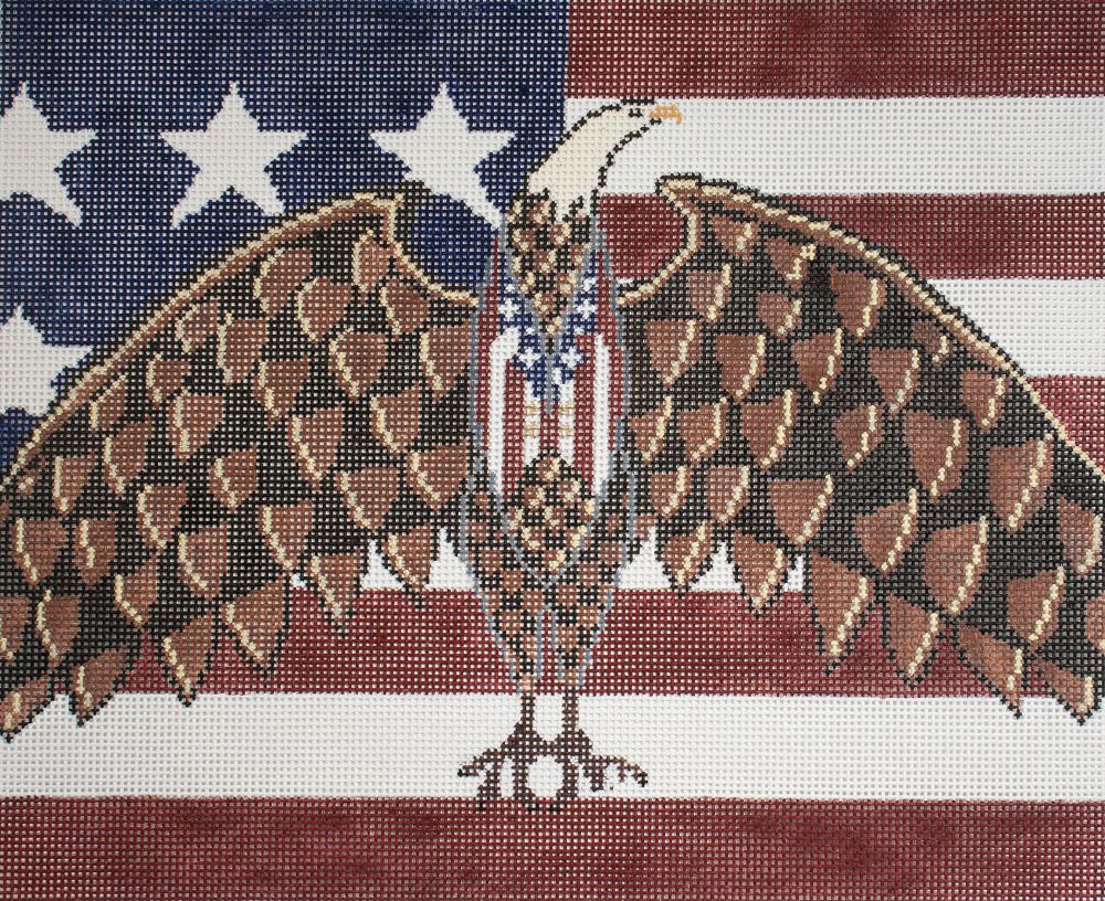 Cooper Oaks Design Liberty Eagle Needlepoint Canvas