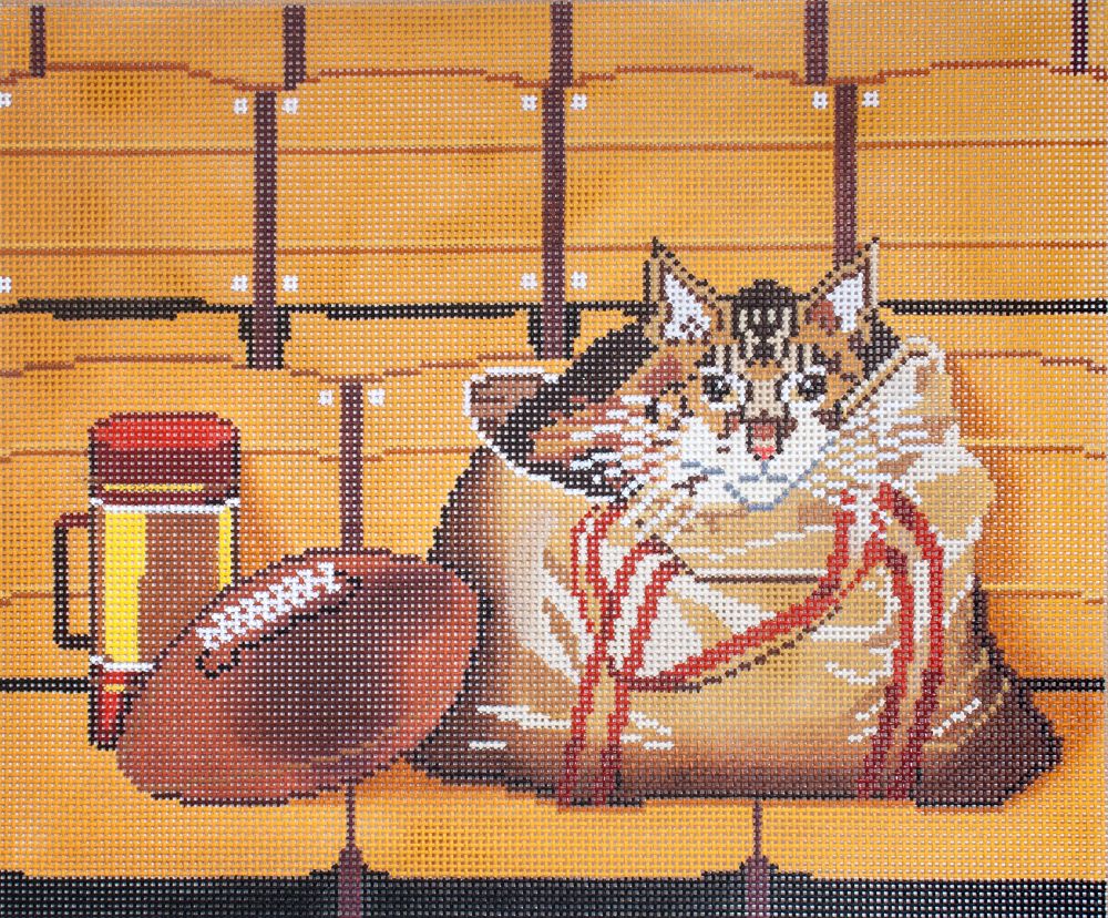 Cooper Oaks Design Rocky at Candlestick Park Needlepoint Canvas