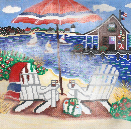 Cooper Oaks Design Summer CO Needlepoint Canvas