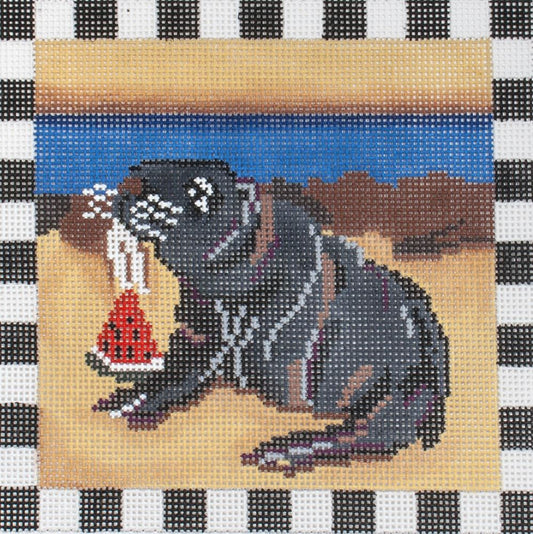 Cooper Oaks Design Walrus CO Needlepoint Canvas