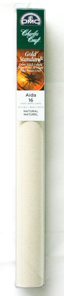 Finishing: Charles Craft Natural White Aida 16 ct Tube