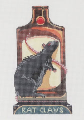 Rittenhouse Needlepoint Rat Claws Halloween Bottle Needlepoint Canvas