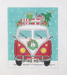 The Meredith Collection Micro Bus Christmas Needlepoint Canvas