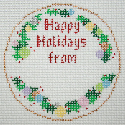 Canvas Connection Happy Holidays From Needlepoint Canvas