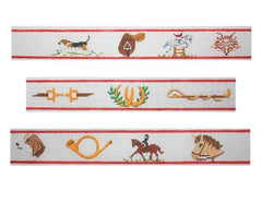 Kate Dickerson Needlepoint Collections Belt - Equestrian Themes Needlepoint Canvas