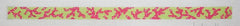Kate Dickerson Needlepoint Collections Sunglass Strap - Pink Coral on Lime Needlepoint Canvas