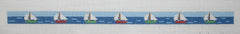 Kate Dickerson Needlepoint Collections Sunglass Strap - Sailboats on The Water Needlepoint Canvas