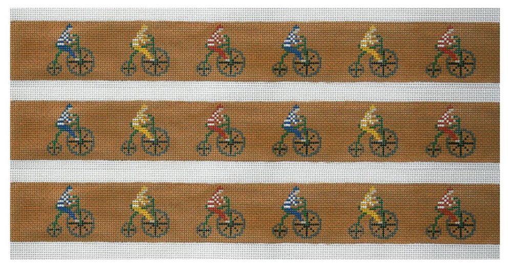 Rittenhouse Needlepoint Old Fashioned Bicycle Belt Needlepoint Canvas