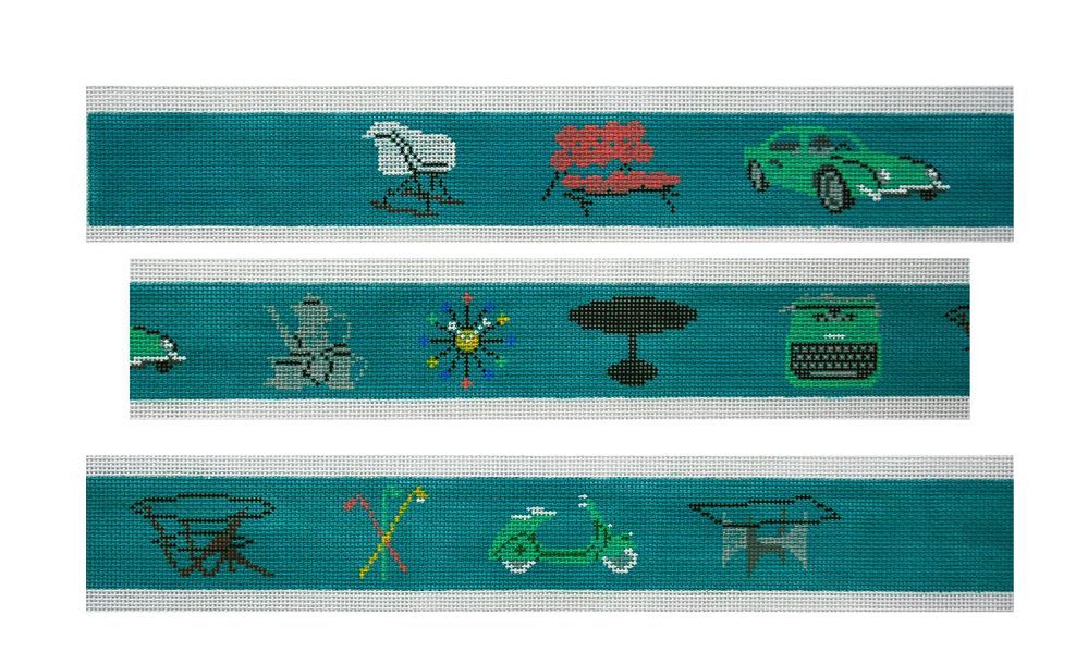 Rittenhouse Needlepoint Mid Century Modern Belt Needlepoint Canvas