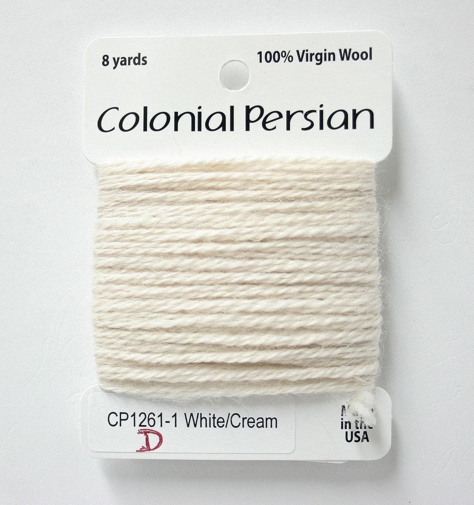 Colonial Needle Co Colonial Persian - 1261 White/Cream