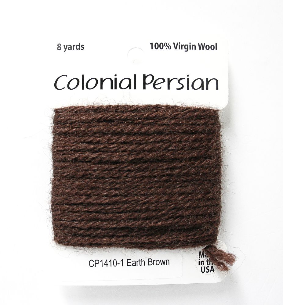 Colonial Needle Co Colonial Persian - 1410 Earth Brown